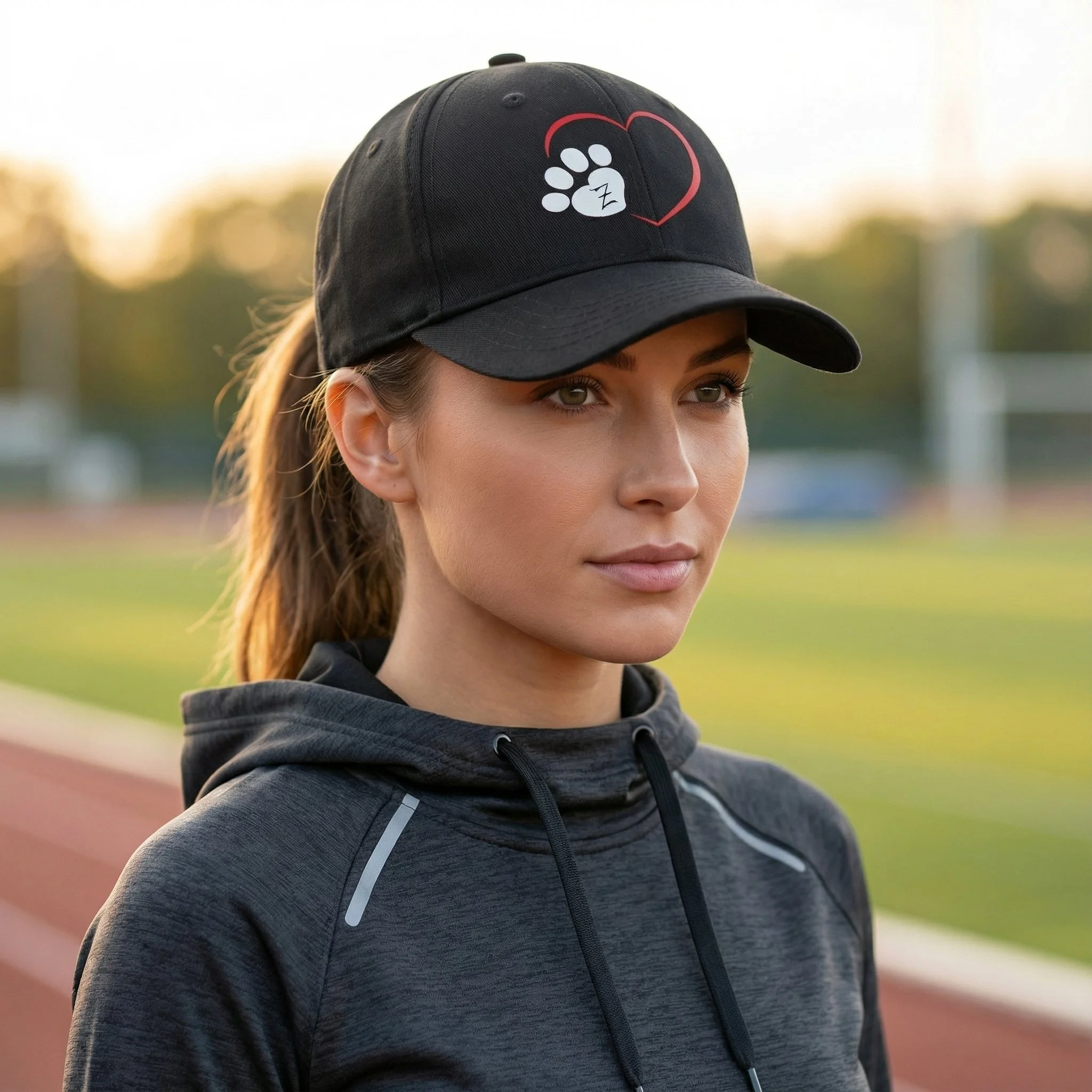 The Dogmother Black Baseball Hat — Zella's One Last Chance, LLC